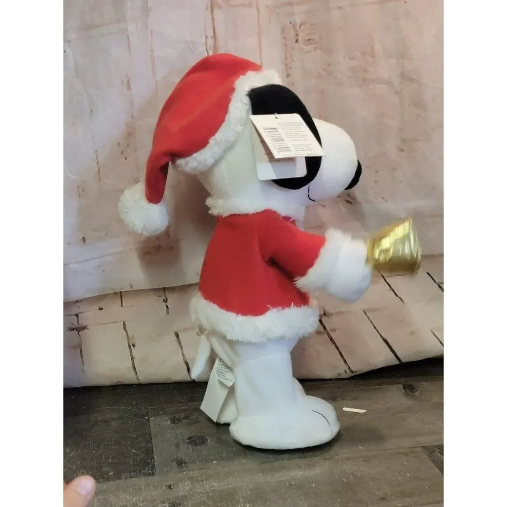 Snoopy Hallmark bell ringer animatronic plush‎ Xmas figure
